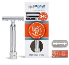 Merkur 34c Double Edge Razor with Heavy Duty Short Handle picture