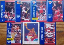 Michael Jordan 1991-92 Fleer/Fleer Provision Complete 7 Card Lot No Duplicates  picture