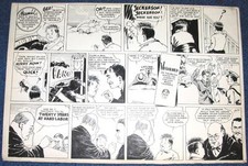 1920/30 Newspaper Illust Comic Strip Art Seckatary Hawkins picture