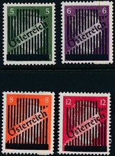 Stamp Austria SC 399-402 1945 WWII Adolf Hitler Overprint MNH picture