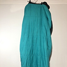 REI Nod Pod Jade/Black Mummy Sleeping Bag 15° Backpacking Camping Vintage picture