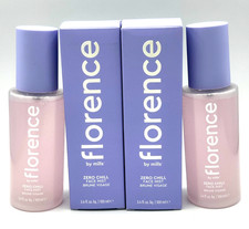 Lot/2 Florence By Mills Zero Chill Rose Face Mist ~ 3.4 oz / 100 ml x 2 ~ picture