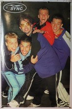 NSYNC rare vintage group poster 22.25