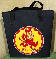 Vintage 90s Arizona State University Sun Devil Stadium Cushion w/ Sparky, EXC picture