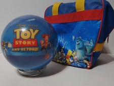 Disney Pixar TOY STORY Kid's 10lb Bowling Ball W/ BAG UNDRILLED Viz-A-Ball  picture