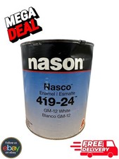 Axalta Nason Nasco 419-24 GM-12 White Enamel Auto Paint 1 Gallon picture