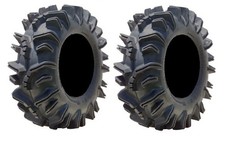 Pair of SuperATV Terminator (6ply) ATV Mud Tires 28x10-14 (2) picture