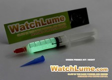 WATCHLUME GLOW IN DARK PAINT FOR WATCH HANDS PREMIXED RE-LUME KIT PAINT LUMINOUS picture