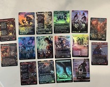 MTG Final Fantasy ALL FOIL Lot 15ct Omega #0347 Lindblum #0312 Borderless picture
