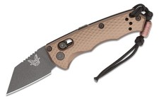 New Benchmade 290BK-1 Partial Immunity Flat Dark Earth Aluminum Knife picture