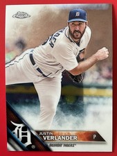 2016 Topps Chrome #18 Justin Verlander Tigers picture