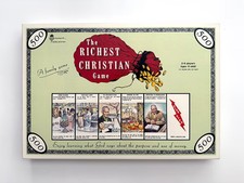 THE RICHEST CHRISTIAN Board Game, 1986 Family, Money, Education, Generosity picture