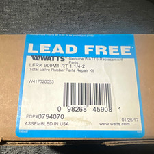 Watts Lead Free LFRK 909M1-RT 1 1/4-2 in Total Rubber Kit for RPZ picture