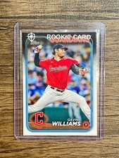 2024 Topps Series 1 Gavin Williams ROOKIE CARD #242 (RC) Guardians picture