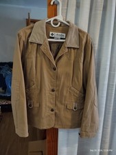 Vintage Columbia Sportswear River Resort Women's Tan Jacket Coat Size Small picture