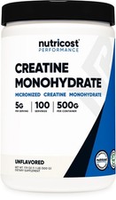 Nutricost Pure Creatine Monohydrate 500 Gram Powder picture