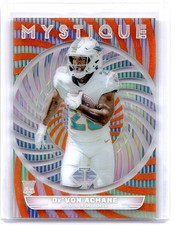 2023 Panini Illusions #9 De'Von Achane Mystique Orange Miami Dolphins picture