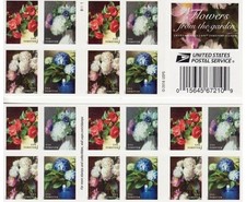 USPS Flowers From Garden 2016 ⁵ Booklets 100 Stamps MNH Self-Adhesive Postage picture