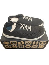 Men’s Olukai Moku Pae Black/Blue Coral Fast Shipping 📦💨 picture