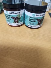 (2) Pet Honesty Fresh Breath Dental Powder, Dogs, Mint, 5.29 Oz  picture