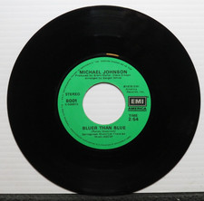 MICHAEL JOHNSON BLUER THAN BLUE/TWO IN LOVE (VG+) 8001 45 RECORD picture