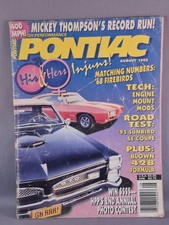 Pontiac High Performance Magazine Aug. 1993 '68 Firebirds Mickey Thompson Record picture