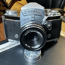 Beautiful Ihagee EXAKTA VX IIa With Meyer Domiplan 50mm F/2.8 Lens, Film Tested picture