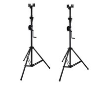 MR DJ ST150-2 2 X 10Ft Light Stand Stage Lighting Truss Hand Crank Up + 6