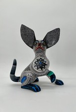 CHIHUAHUA-Beautiful one of a kind wood hand-carved ALEBRIJE from Oaxaca, México. picture