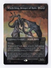 Witch-king, Bringer of Ruin (Borderless) (Surge Foil) 61 (M) MTG The Hobbit HOC picture