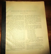 GEOLOGY PALEONTOLOGY WYOMING UTAH GREEN RIVER FORMATION FOSSIL PLANTS FLORA 1929 picture
