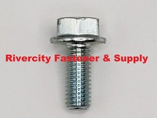 M8-1.25x20 Hex Head Flange Bolts 8mm x 20mm Grade 10.9 Steel Screws M8x1.25 x 20 picture