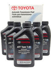 GENUINE TOYOTA ATF TYPE T-IV Transmission FLUID 00279-000T4-01 (6 QUARTS) picture