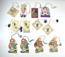 Lot Of 12 Unused Vintage Bridge Tally Cards With Tassels picture