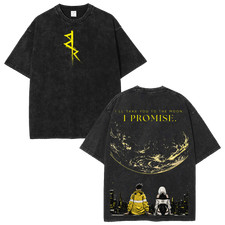 Cyberpunk Edgerunners David Martinez Lucy Vintage Graphic T-Shirt picture