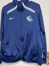Nike Team Loyola Navy Blue Training Full Zip Jacket Size Medium Rare picture