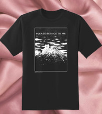 Please Be Nice To Me - Black T-shirt picture