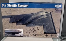 Testors 1/72 Scale Northrop B-2 Stealth Bomber Model Kit Open Box Complete Kit picture