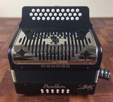 Accordion Hohner Panther-3 Row, 31 Button TONO FBE(FA) Key of F/Bb/Eb Y Mochila picture