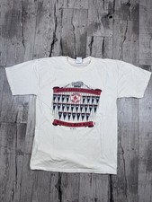 Vintage 2004 Mlb Boston Red Sox World Series Champions Banners White Tee Sz L picture