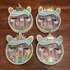 4 Claire’s Club Girls’ Unicorn Zip-Up Nail & Makeup Decorating Set Reusable New picture