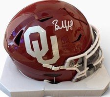Oklahoma Sooners Baker Mayfield Signed Mid Size Helmet Beckett Certified Midi picture