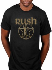 Band Rush Metallic Starman T-Shirt Rock Band Tour Merch Geddy M-234XL EG906 picture