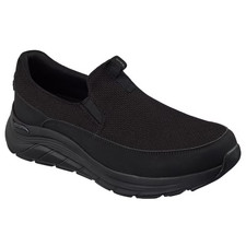 Skechers Men's Arch Comfort Flex Sneaker Size 9 Black picture