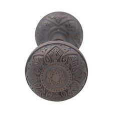 Victorian Spade Arts and Crafts Door Knobs in Bronze - 10 Pairs picture