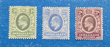 Somaliland Protectorate Stamps, Scott 27, 29-30 MLH picture