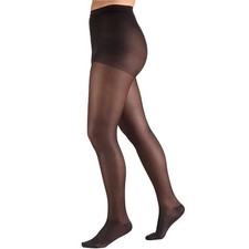 TRUFORM Lites Ladies' Sheer Pantyhose 15-20mmHg (Black) Queen Plus picture