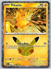 Pikachu Holo ME: 30th Celebration 052/128 Pokemon Card NM picture