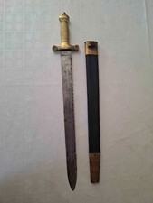 Swiss Army Short Sword Fascine Knife with Sawback M1842/52 11 Millitary 19th picture