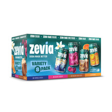 Zevia Zero Sugar Variety Soda, 0 Calories, 12 fl oz Cans (8-Pack) picture